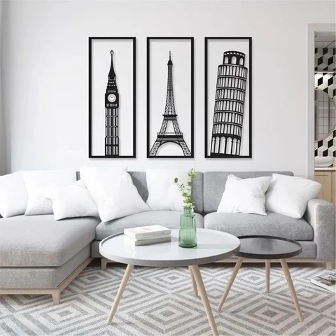 Beautiful # Eiffle Style Wall Art for Home Decor